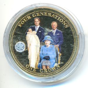 Tristan da Cunha, 1 крона, 2014