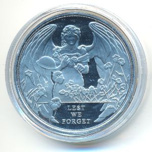Gibraltar, 1 crown, 2017