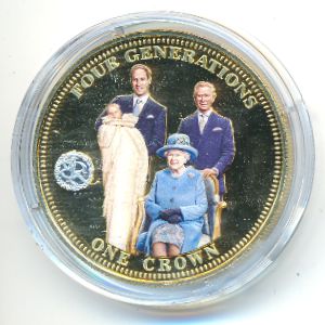 Tristan da Cunha, 1 крона, 2014