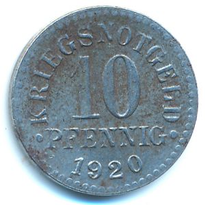 Брауншвейг., 10 пфеннигов (1920 г.)