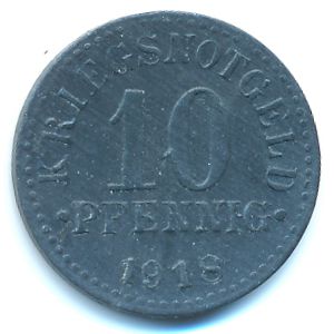 Брауншвейг., 10 пфеннигов (1918 г.)