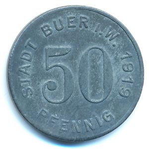 Буер., 50 пфеннигов (1919 г.)