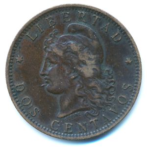 Аргентина, 2 сентаво (1891 г.)