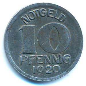 , 10 пфеннигов, 1920