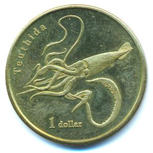 Муреа., 1 доллар (2021 г.)