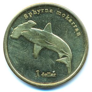 Муреа., 1 доллар (2020 г.)