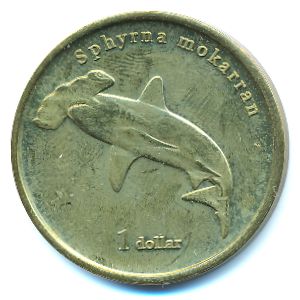Муреа., 1 доллар (2020 г.)