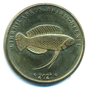 Лабуан., 5 ринггитов (2021 г.)