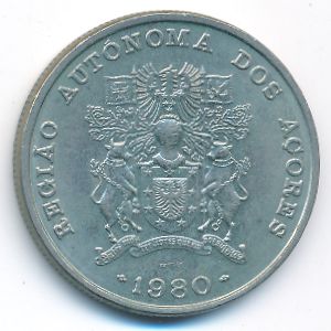 Азорские острова, 25 эскудо (1980 г.)