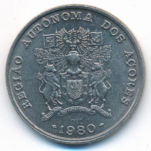 Азорские острова, 25 эскудо (1980 г.)