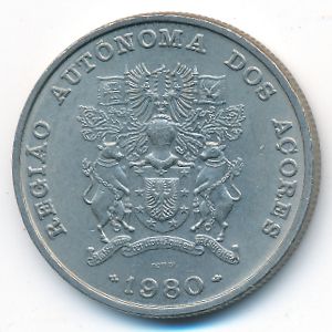 Азорские острова, 25 эскудо (1980 г.)