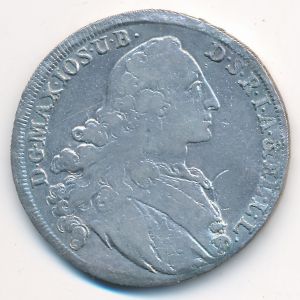 Бавария, 1 талер (1766 г.)