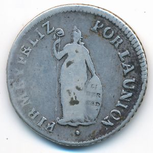 Peru, 2 reales, 1833