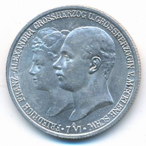 Mecklenburg-Schwerin, 2 mark, 1904