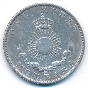 Момбаса, 1 рупия (1888 г.)