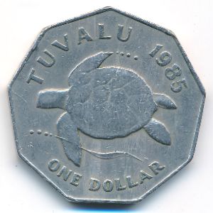 Tuvalu, 1 dollar, 1985