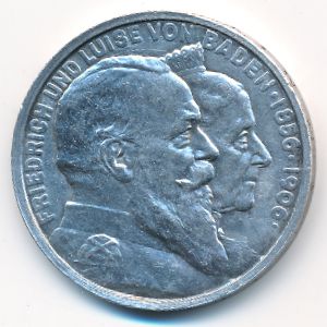 Баден, 5 марок (1906 г.)