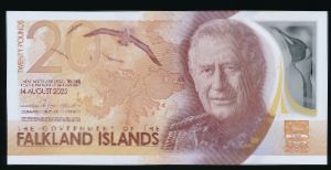 Falkland Islands, 20 фунтов, 2025