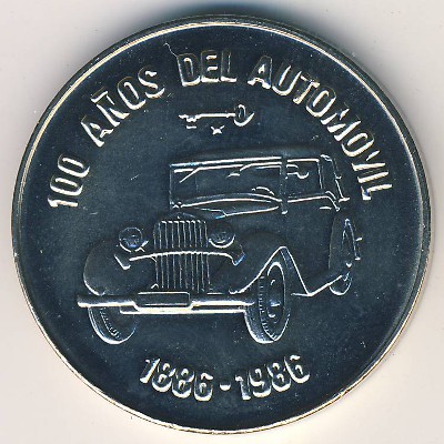 Cuba, 1 peso, 1986