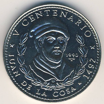 Куба, 1 песо (1990 г.)