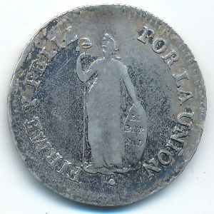 Перу, 2 реала (1826 г.)