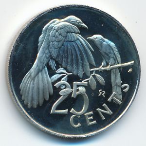 Virgin Islands, 25 cents, 1982
