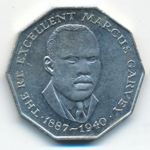 Jamaica, 50 cents, 1989