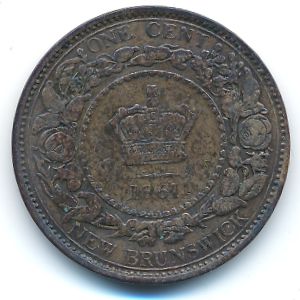 Нью-Брансуик, 1 цент (1861 г.)