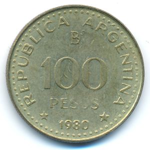 Argentina, 100 pesos, 1980