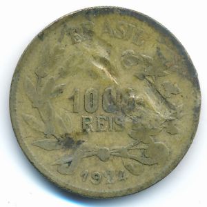 Brazil, 1000 reis, 1924