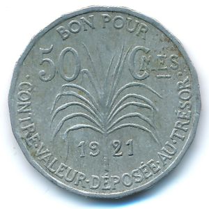 Гваделупа, 50 сентим (1921 г.)