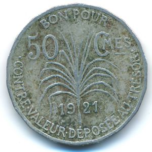 Гваделупа, 50 сентим (1921 г.)