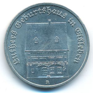 German Democratic Republic, 5 mark, 1983