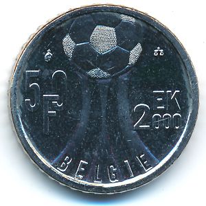 Бельгия, 50 франков (2000 г.)