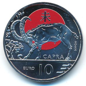 San Marino, 10 евро, 2024