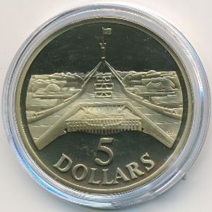 Австралия, 5 долларов (1988 г.)