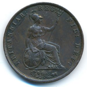 Great Britain, 1/2 penny, 1853