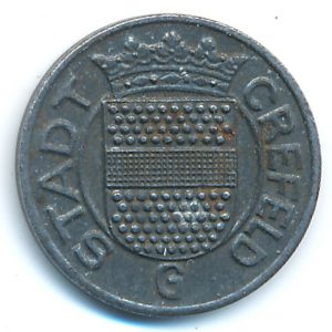 Крефельд., 5 пфеннигов (1919 г.)