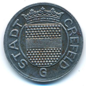 Крефельд., 10 пфеннигов (1919 г.)