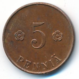 Финляндия, 5 пенни (1918 г.)