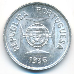Португальская Индия, 1/2 рупии (1936 г.)
