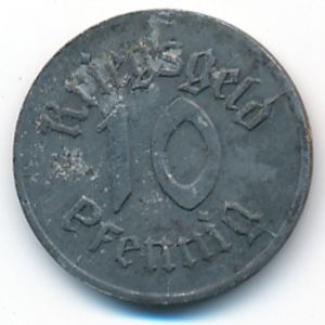 Страсбург., 10 пфеннигов (1918 г.)