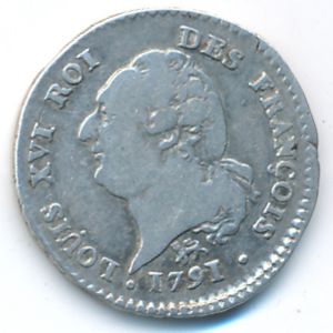 Франция, 15 солей (1791 г.)