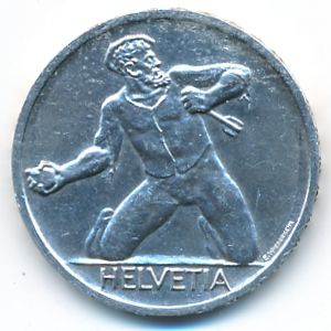 Швейцария, 5 франков (1944 г.)