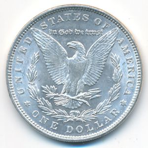 США, 1 доллар (1887 г.)
