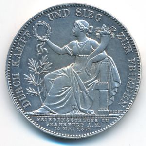 Бавария, 1 талер (1871 г.)