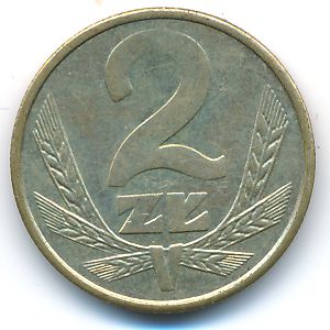 Польша, 2 злотых (1987 г.)
