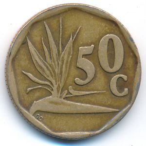 ЮАР, 50 центов (1995 г.)