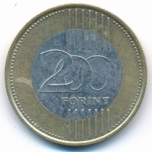 Венгрия, 200 форинтов (2008 г.)