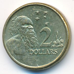 Australia, 2 dollars, 2010